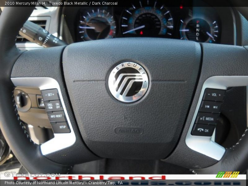 Tuxedo Black Metallic / Dark Charcoal 2010 Mercury Milan I4
