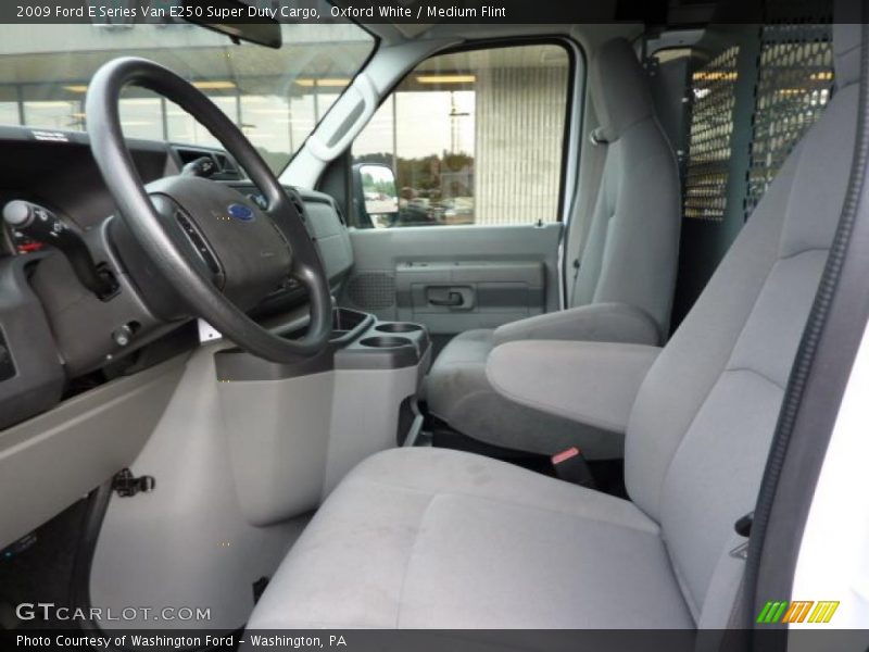 Oxford White / Medium Flint 2009 Ford E Series Van E250 Super Duty Cargo