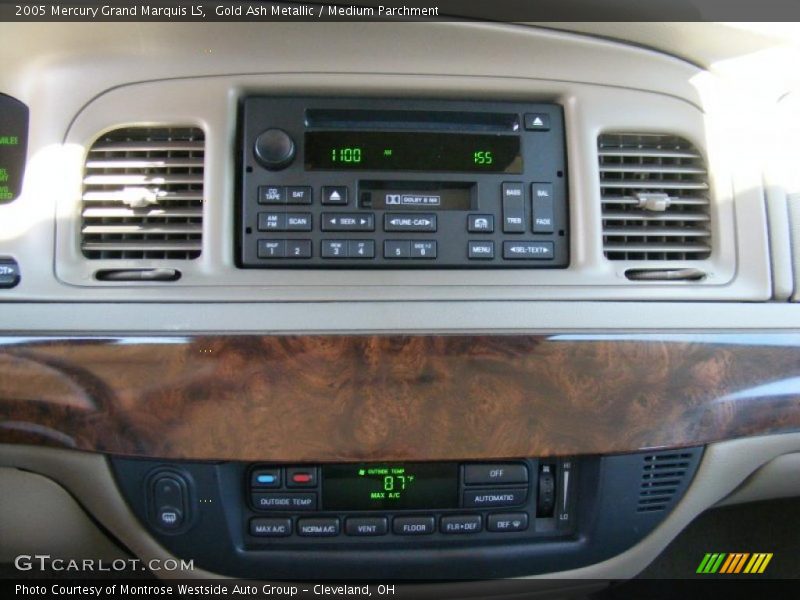 Gold Ash Metallic / Medium Parchment 2005 Mercury Grand Marquis LS