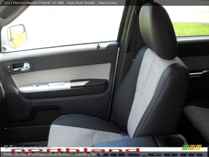 Ingot Silver Metallic / Black/Stone 2011 Mercury Mariner Premier V6 AWD