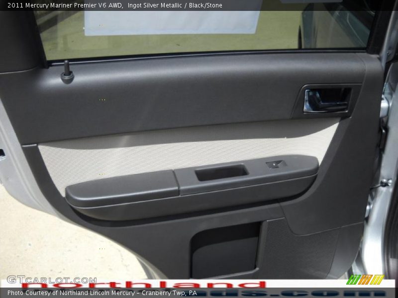 Ingot Silver Metallic / Black/Stone 2011 Mercury Mariner Premier V6 AWD