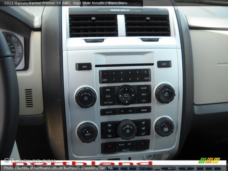Ingot Silver Metallic / Black/Stone 2011 Mercury Mariner Premier V6 AWD