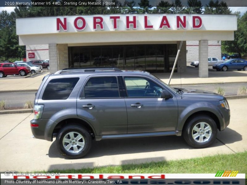 Sterling Grey Metallic / Stone 2010 Mercury Mariner V6 4WD