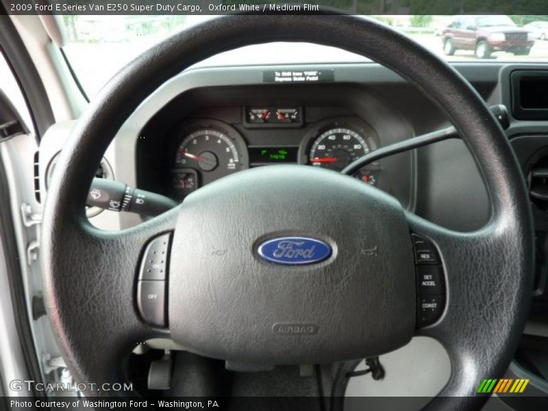 Oxford White / Medium Flint 2009 Ford E Series Van E250 Super Duty Cargo
