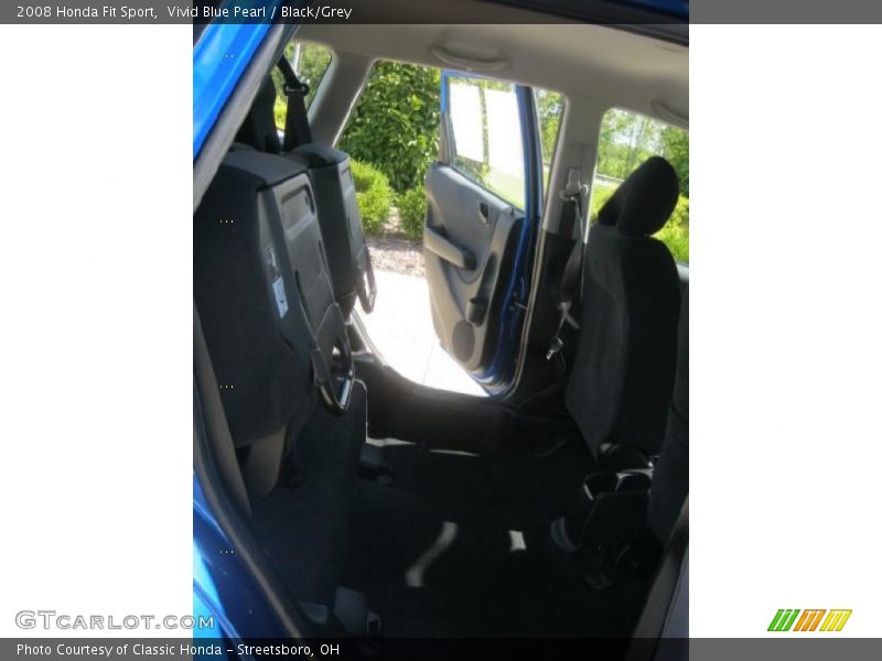 Vivid Blue Pearl / Black/Grey 2008 Honda Fit Sport