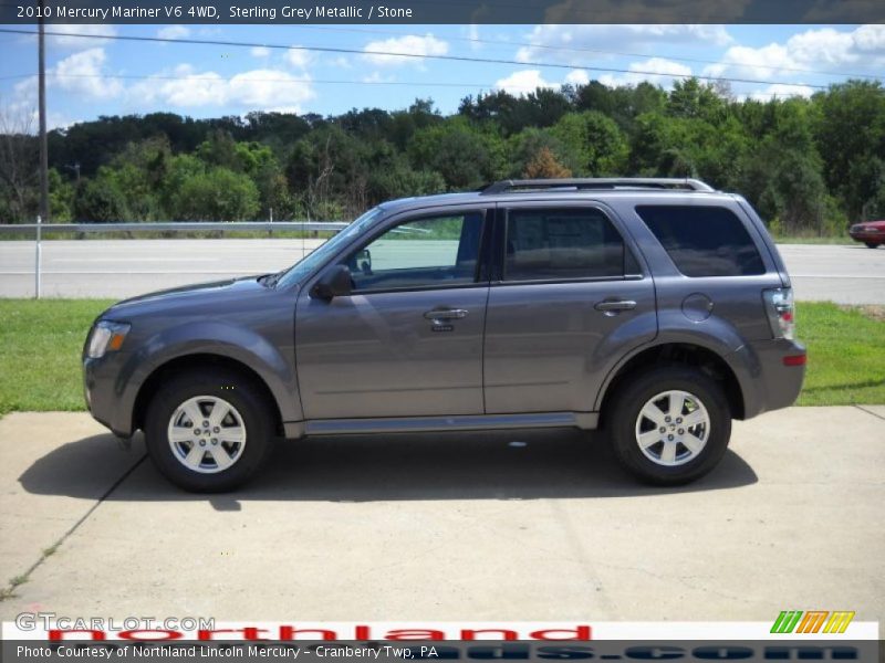 Sterling Grey Metallic / Stone 2010 Mercury Mariner V6 4WD