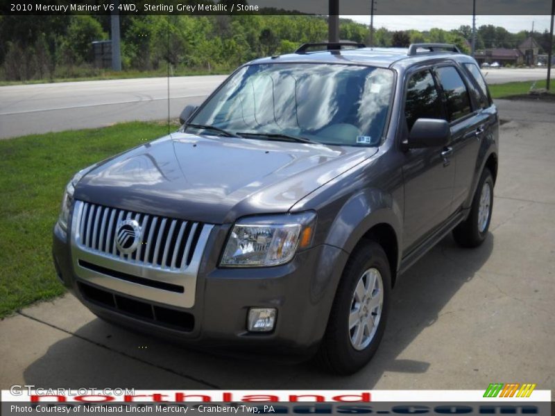 Sterling Grey Metallic / Stone 2010 Mercury Mariner V6 4WD