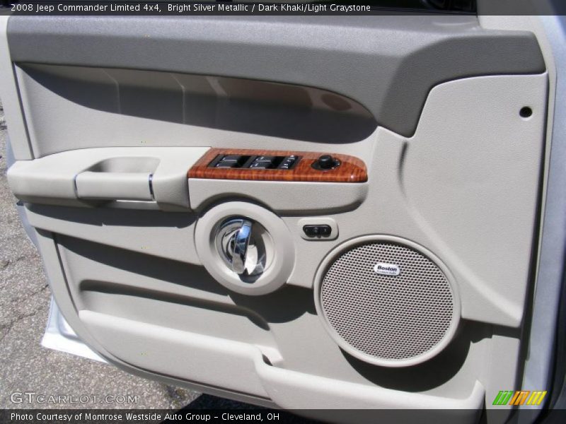 Bright Silver Metallic / Dark Khaki/Light Graystone 2008 Jeep Commander Limited 4x4