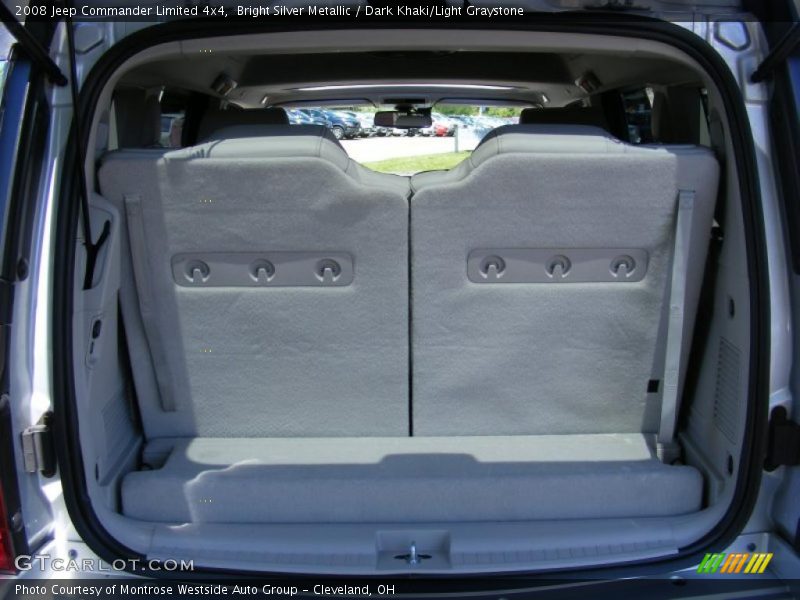 Bright Silver Metallic / Dark Khaki/Light Graystone 2008 Jeep Commander Limited 4x4