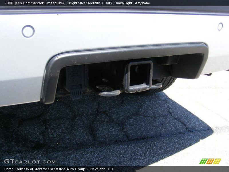 Bright Silver Metallic / Dark Khaki/Light Graystone 2008 Jeep Commander Limited 4x4