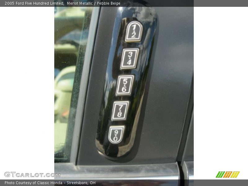 Merlot Metallic / Pebble Beige 2005 Ford Five Hundred Limited