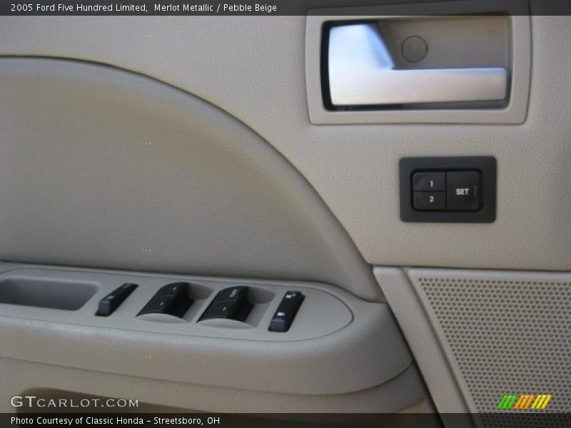 Merlot Metallic / Pebble Beige 2005 Ford Five Hundred Limited