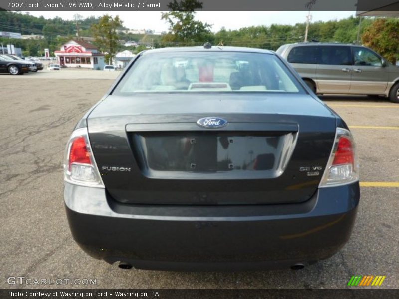 Alloy Metallic / Camel 2007 Ford Fusion SE V6 AWD
