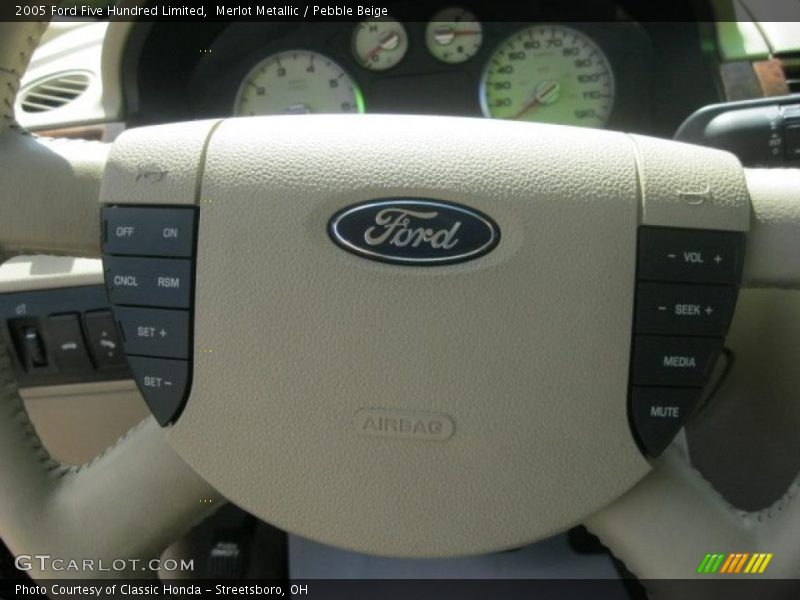 Merlot Metallic / Pebble Beige 2005 Ford Five Hundred Limited
