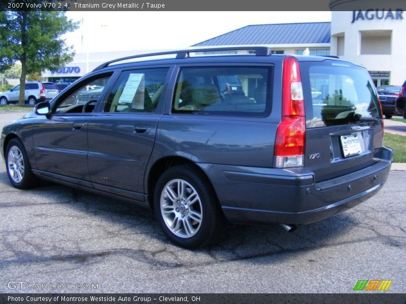 Titanium Grey Metallic / Taupe 2007 Volvo V70 2.4