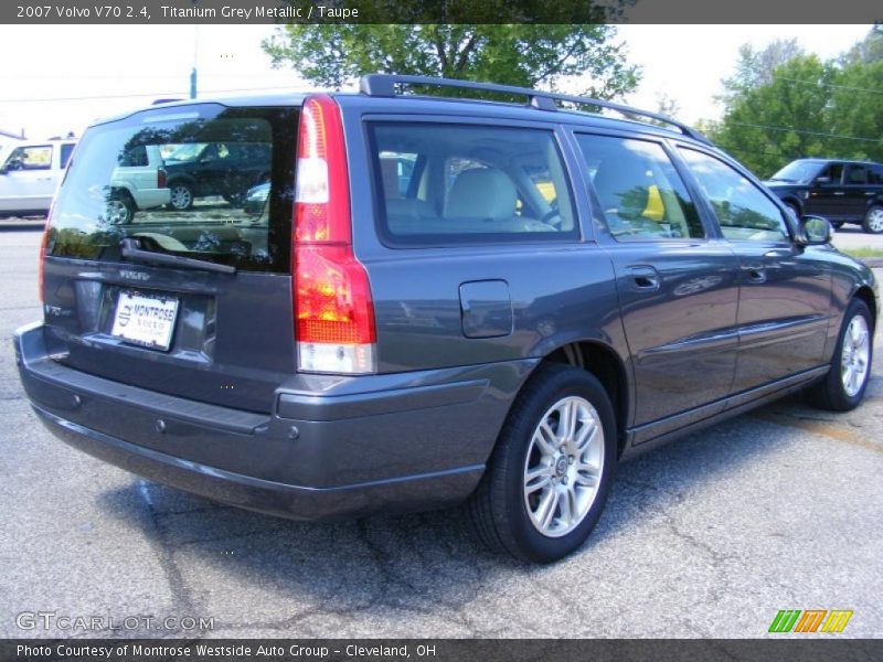 Titanium Grey Metallic / Taupe 2007 Volvo V70 2.4