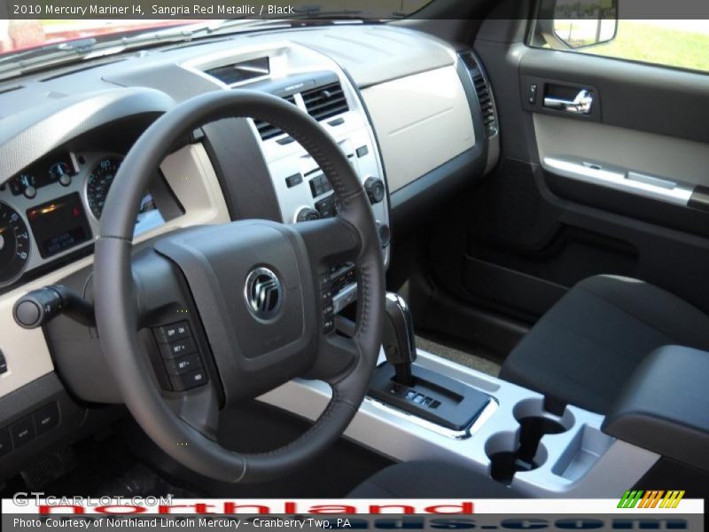 Sangria Red Metallic / Black 2010 Mercury Mariner I4