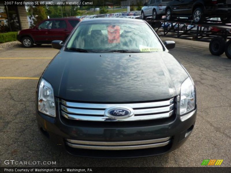 Alloy Metallic / Camel 2007 Ford Fusion SE V6 AWD
