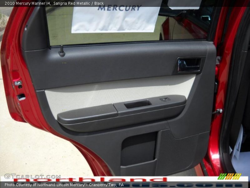 Sangria Red Metallic / Black 2010 Mercury Mariner I4