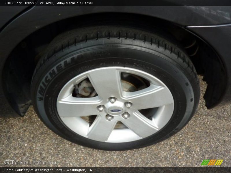 Alloy Metallic / Camel 2007 Ford Fusion SE V6 AWD