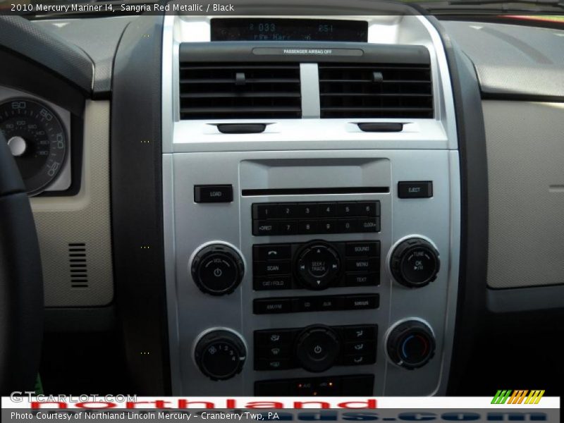Sangria Red Metallic / Black 2010 Mercury Mariner I4