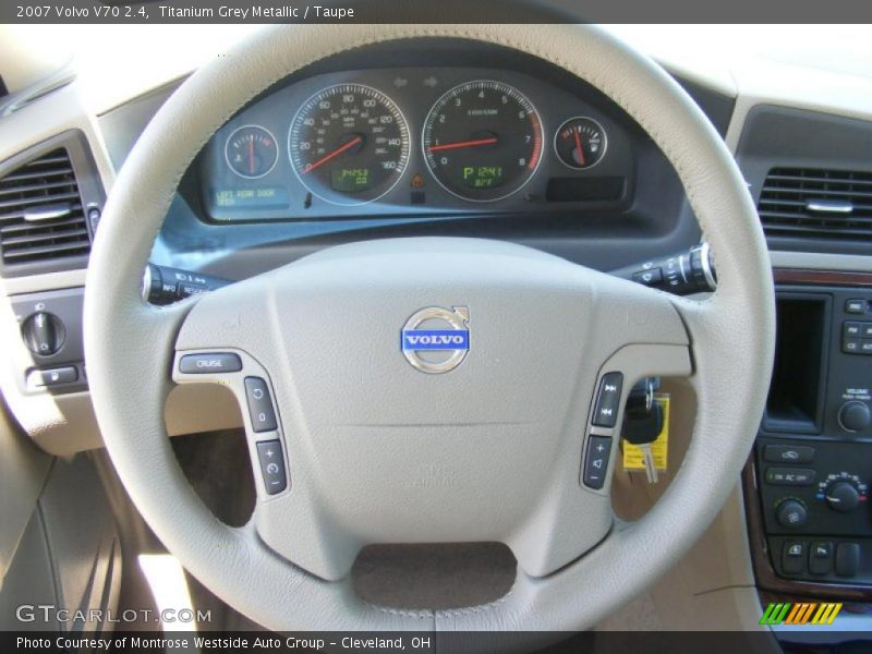 Titanium Grey Metallic / Taupe 2007 Volvo V70 2.4
