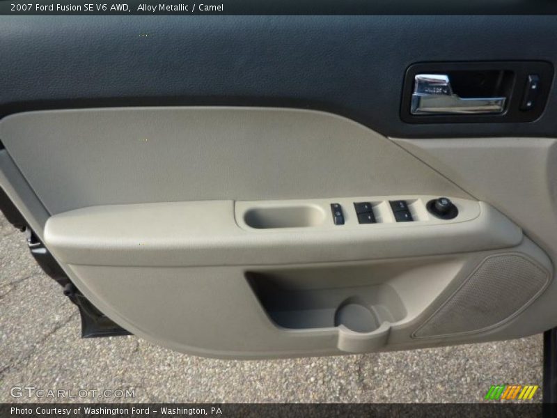 Alloy Metallic / Camel 2007 Ford Fusion SE V6 AWD