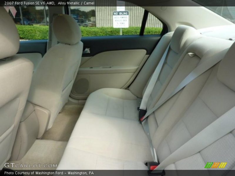 Alloy Metallic / Camel 2007 Ford Fusion SE V6 AWD