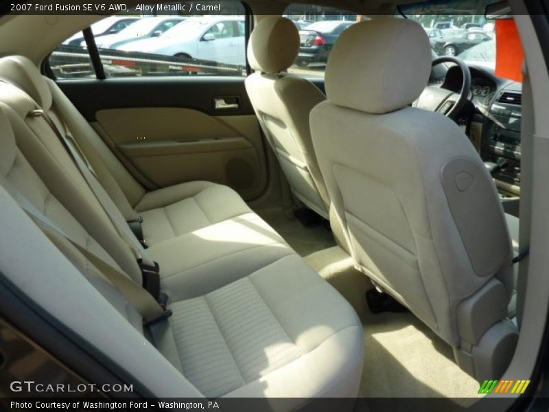 Alloy Metallic / Camel 2007 Ford Fusion SE V6 AWD