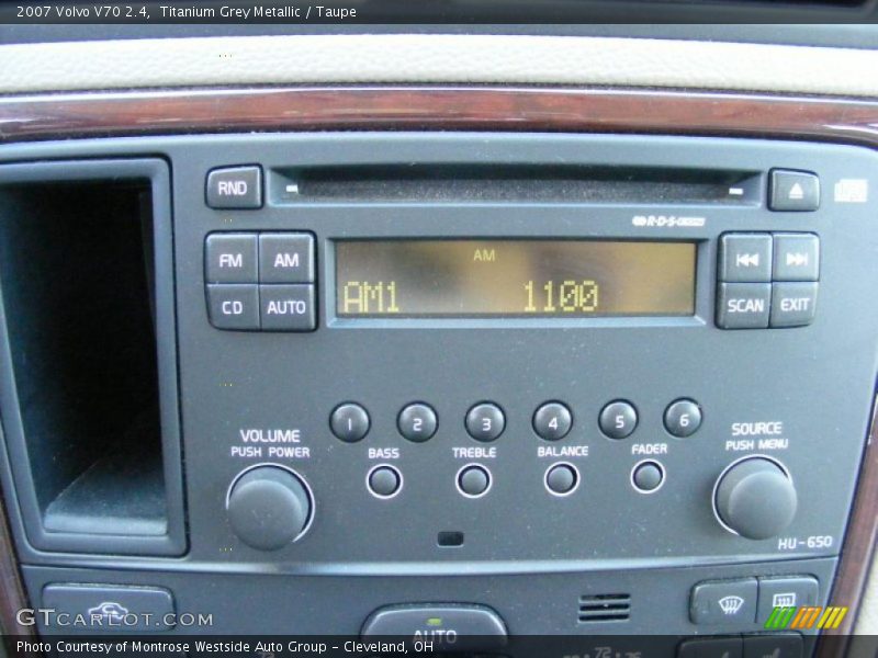 Titanium Grey Metallic / Taupe 2007 Volvo V70 2.4