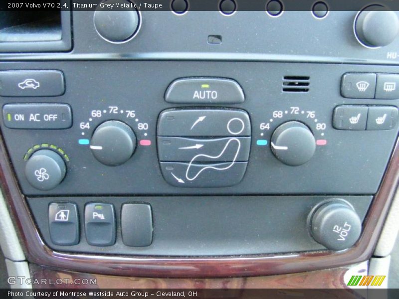 Titanium Grey Metallic / Taupe 2007 Volvo V70 2.4