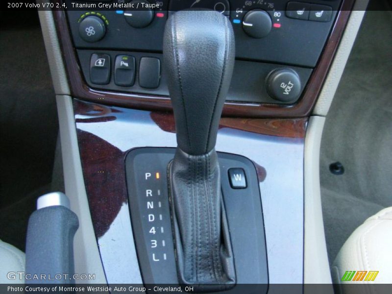 Titanium Grey Metallic / Taupe 2007 Volvo V70 2.4