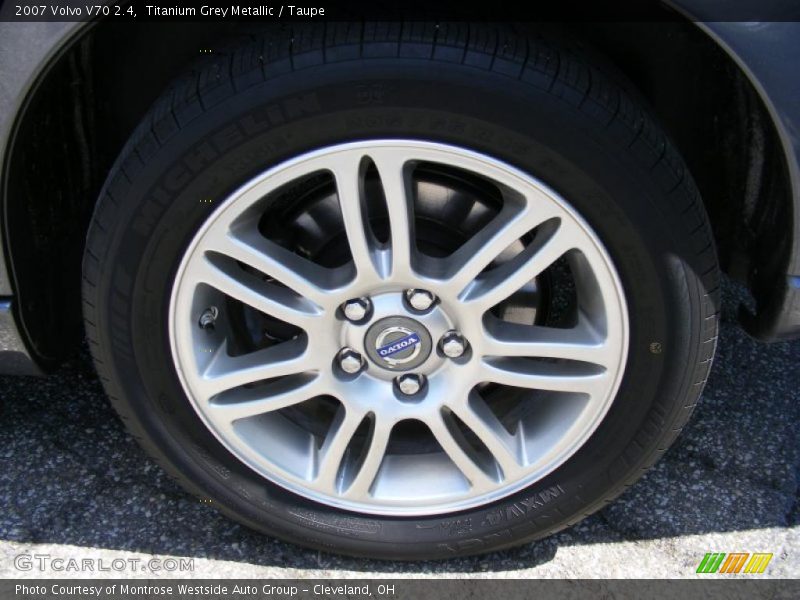 Titanium Grey Metallic / Taupe 2007 Volvo V70 2.4