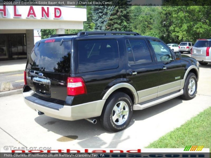 Black / Charcoal Black/Camel 2008 Ford Expedition Eddie Bauer 4x4