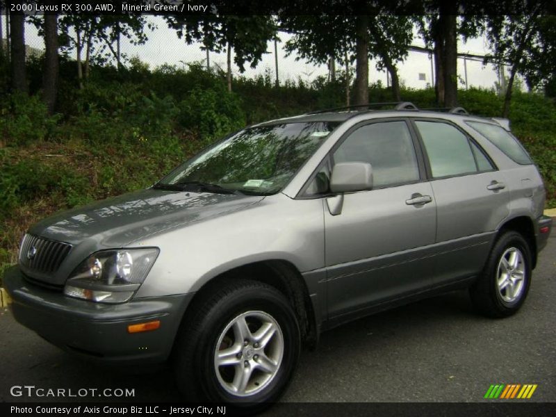 Mineral Green / Ivory 2000 Lexus RX 300 AWD