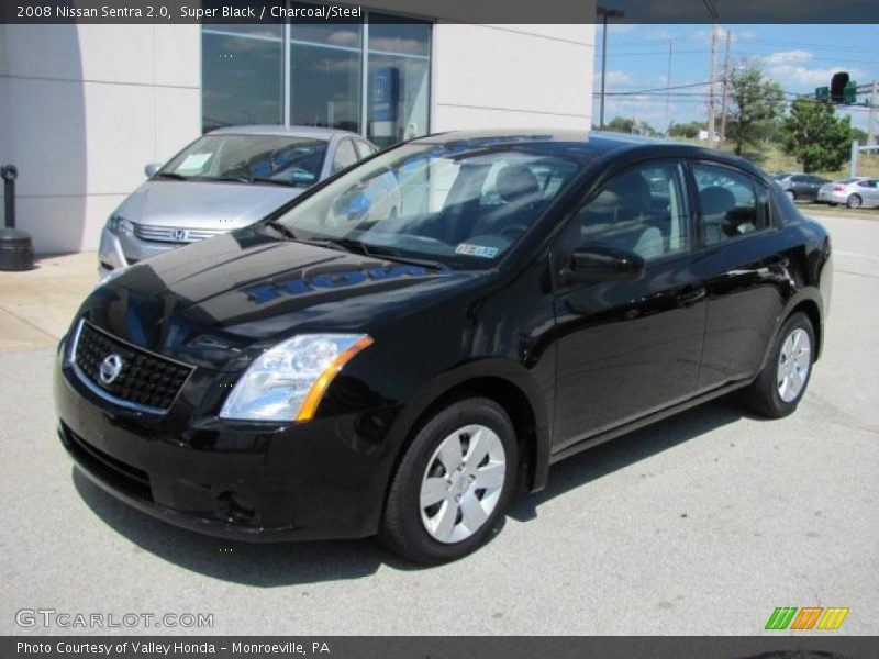 Super Black / Charcoal/Steel 2008 Nissan Sentra 2.0