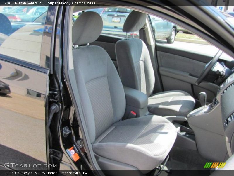 Super Black / Charcoal/Steel 2008 Nissan Sentra 2.0