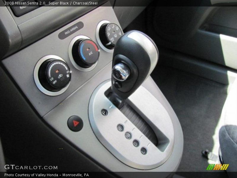 Super Black / Charcoal/Steel 2008 Nissan Sentra 2.0