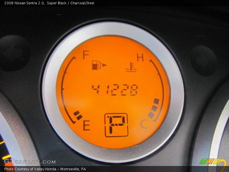 Super Black / Charcoal/Steel 2008 Nissan Sentra 2.0