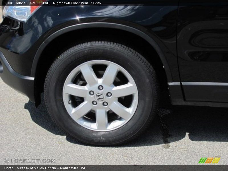 Nighthawk Black Pearl / Gray 2008 Honda CR-V EX 4WD