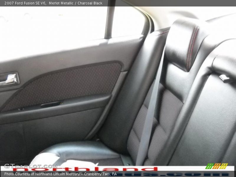 Merlot Metallic / Charcoal Black 2007 Ford Fusion SE V6