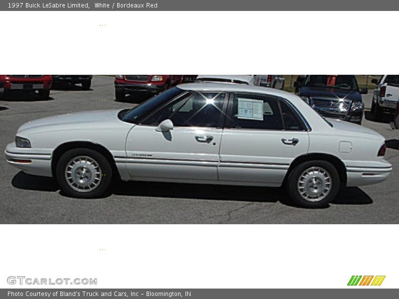 White / Bordeaux Red 1997 Buick LeSabre Limited