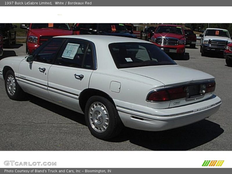 White / Bordeaux Red 1997 Buick LeSabre Limited