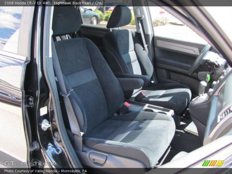 Nighthawk Black Pearl / Gray 2008 Honda CR-V EX 4WD