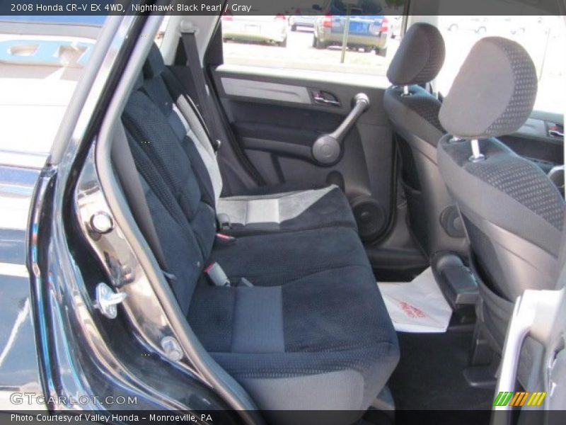 Nighthawk Black Pearl / Gray 2008 Honda CR-V EX 4WD