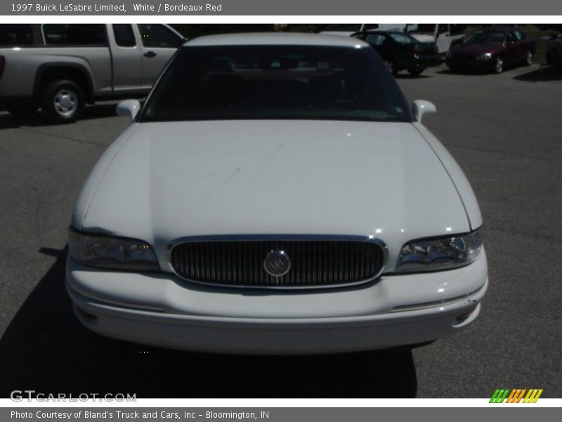 White / Bordeaux Red 1997 Buick LeSabre Limited