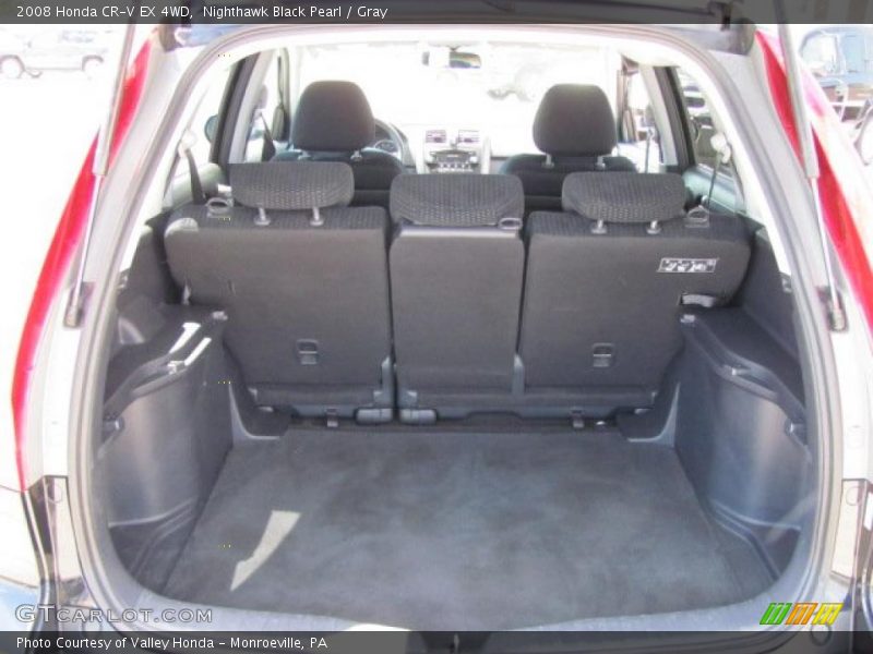 Nighthawk Black Pearl / Gray 2008 Honda CR-V EX 4WD