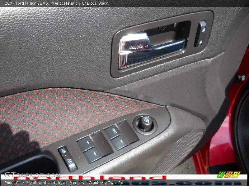 Merlot Metallic / Charcoal Black 2007 Ford Fusion SE V6