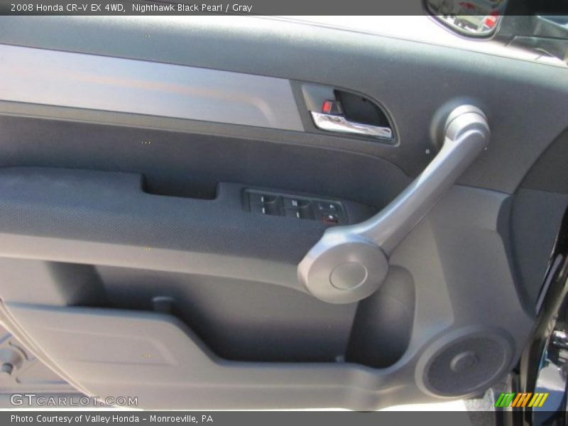 Nighthawk Black Pearl / Gray 2008 Honda CR-V EX 4WD