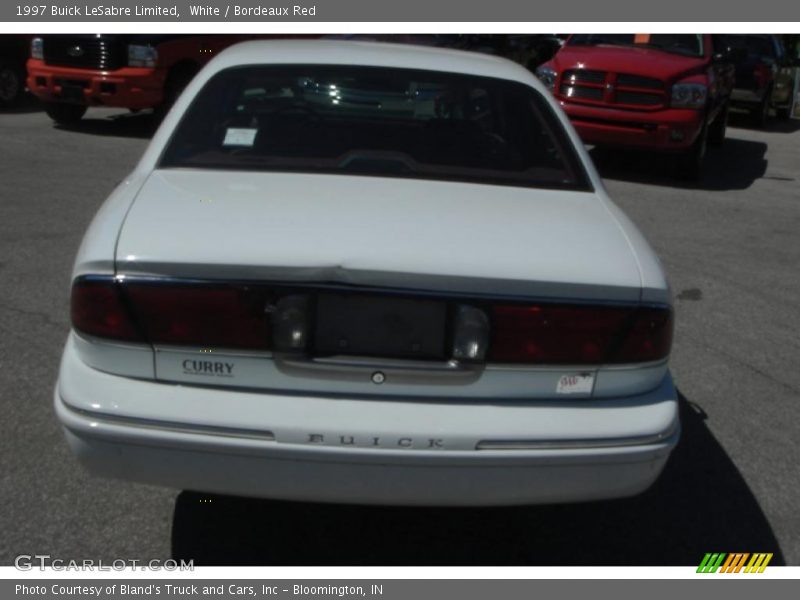 White / Bordeaux Red 1997 Buick LeSabre Limited